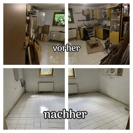 Vorher-Nachher: Keller & Werkstatt