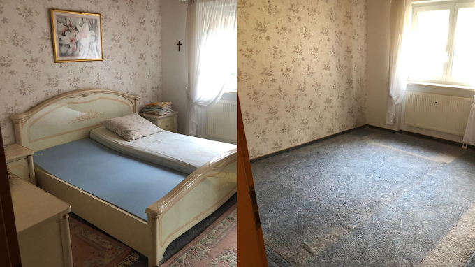 Vorher-Nachher: Schlafzimmer